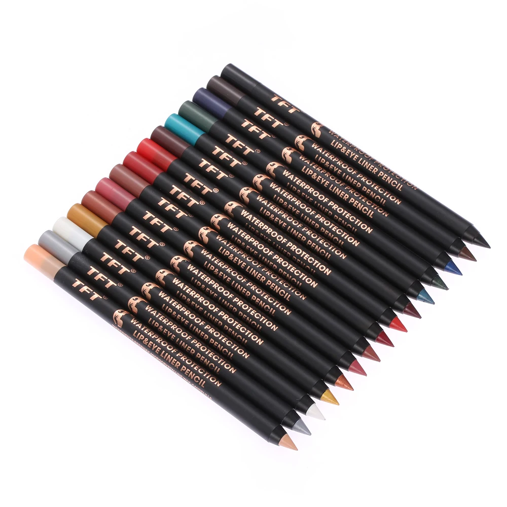 2Pcs Fashion Women Long-lasting Eye Liner Pencil Pigment White Color Waterproof Eyeliner Pen Eye Cosmetics Makeup Tools