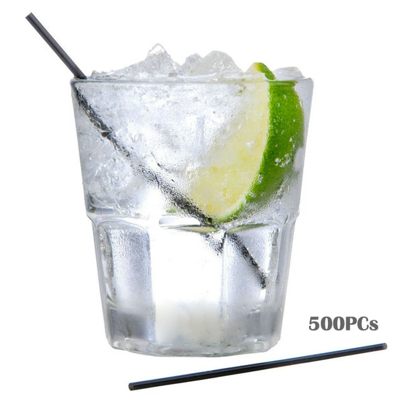 Коктейльные короткие соломы тонкой Книги по искусству 500 виски Камни вина Стекло