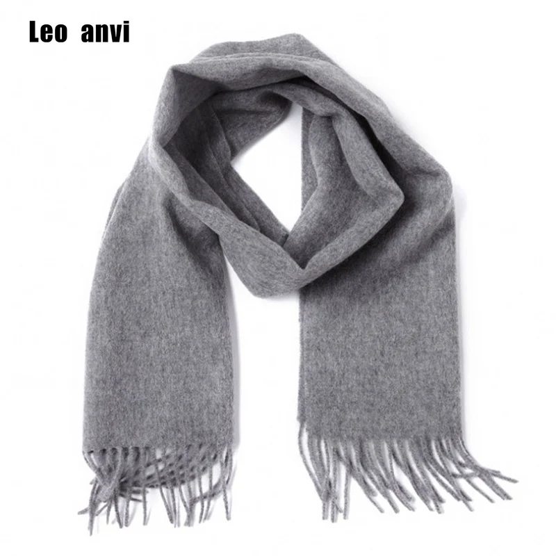 Leo anvi 100% шерстяной кашемировый зимний шарф для мужчин и женщин модные шали