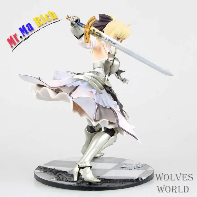 Аниме Fate Stay Night 24 см меч Lili batch Ver. ПВХ фигурка коллекционная игрушка модель брикеты