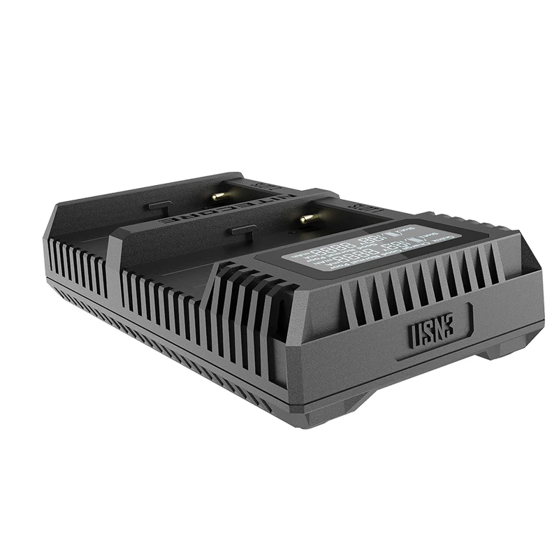 100% оригинал Nitecore USN3 Pro Dual Slot USB QC зарядное устройство для Sony NP FM500H F550 F970 F770 NPF750