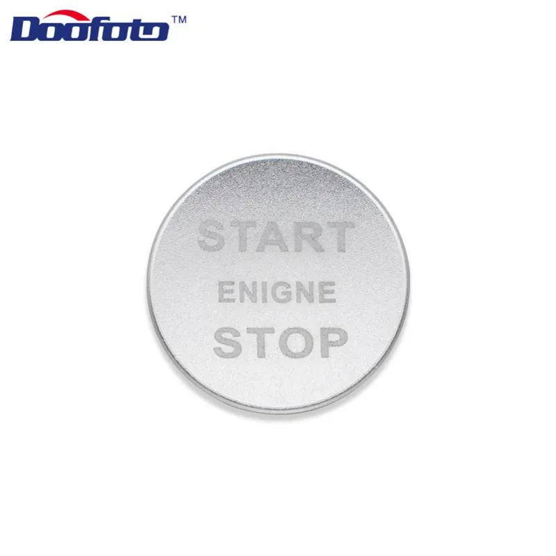 Button Cover Silver Doofoto аксессуары авто украшение интерьера черный серебристый красный чехлы кольца Чехол для Land Rover Дискавери Спорт диапазон стайлинга автомобилей - Цвет: Button Cover Silver