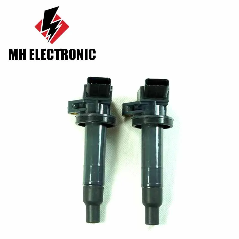 MH ELECTRONIC 2 шт./лот катушка зажигания двигателя для Toyota Altis Corolla Vitz Passo Yaris Belta Aygo 2004 -up