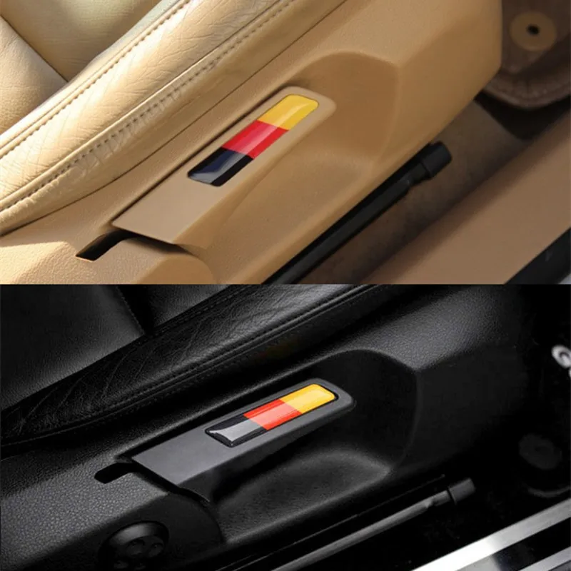 2 шт. автомобильный Стайлинг 3D стикер подъемный ключ ручка Вставка сиденья