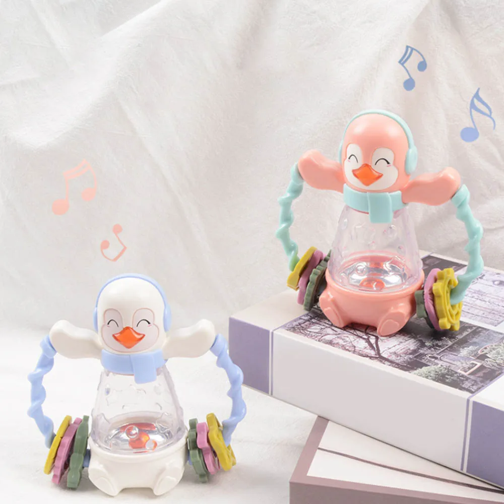 

Baby Comfort Toy Newborn Random Colors Rattle Animal Music Hand Catching Bell Infant Early Education Enlightenment Toy