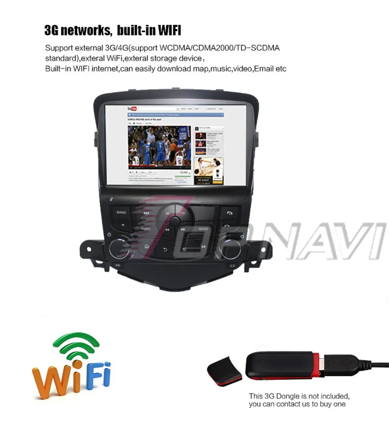 Android 8,1 9 ''автомобильные gps мультимедийный плеер для CHEVROLET CRUZE 2009 2010 2011 2012 2013 автомобиль радио с RDS FM AM стерео