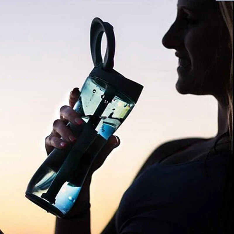 Новая соломенная Спортивная бутылка для воды бутылки питья шейкер белкового