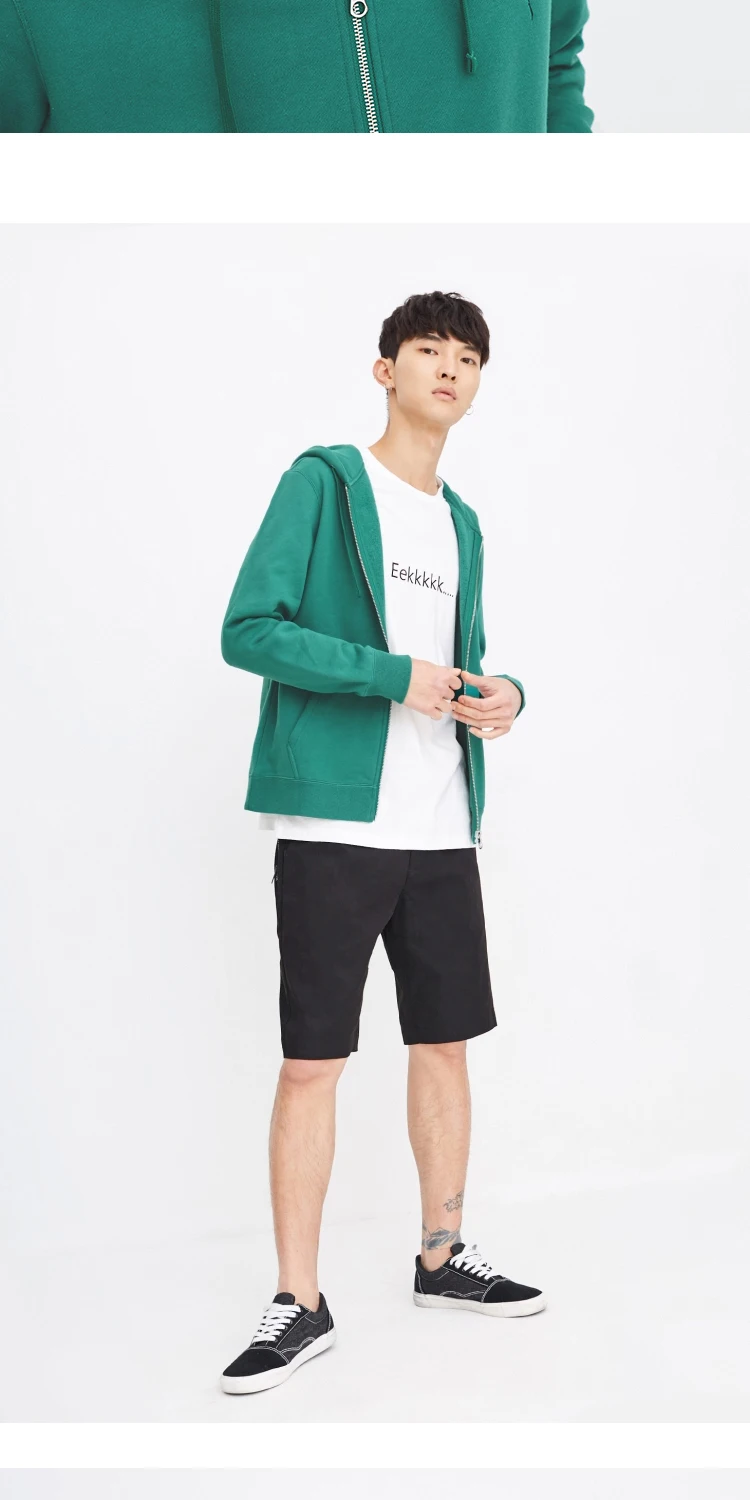 JackJones осенние мужские тренды вышитые растения письмо с Капюшоном Повседневный свитер с длинным рукавом Куртка 218333527