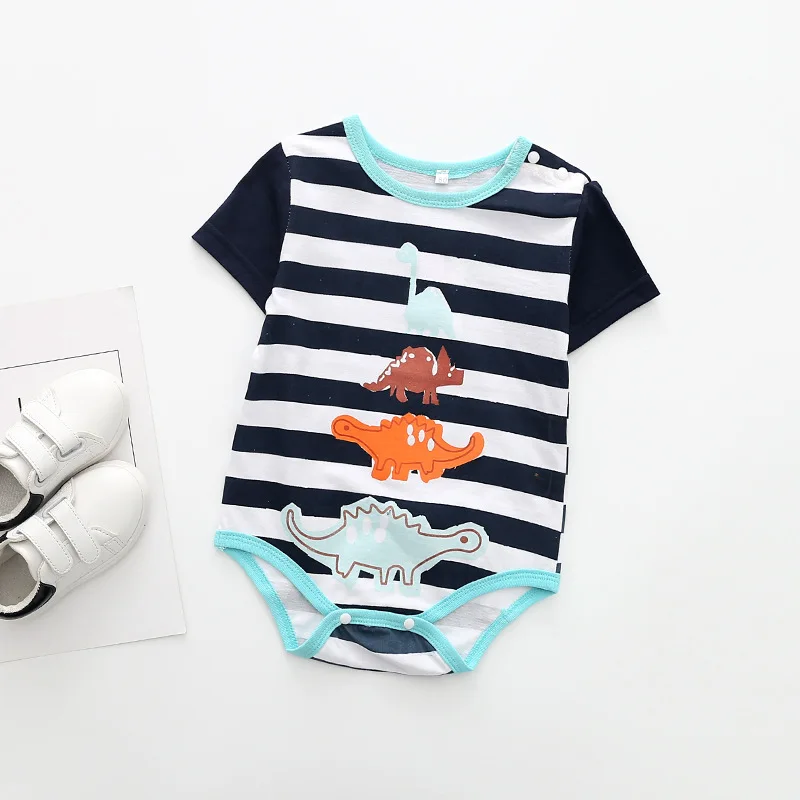 Baby Bodysuits Cotton Boy Clothes Infant Short Sleeve Jumpsuit Body for Babies Newborns Clothing DS9 | Детская одежда и обувь