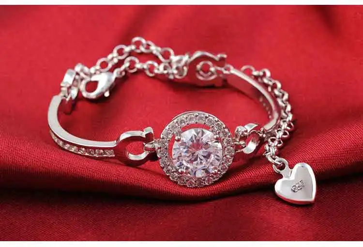 2019 новые продукты Настоящее серебро 925 пробы ювелирный набор для свадебного