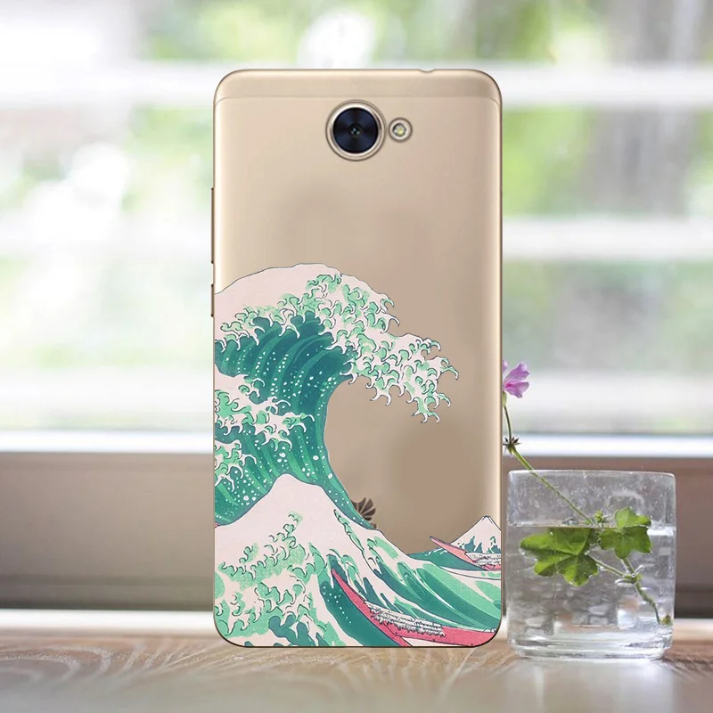Fanatu принципиально huawei Y7 чехол силиконовый чехол для телефона из мягкого ТПУ бампер huawei Y7 Чехол протектор huawei y-7 Y7 задняя крышка - Цвет: KTL