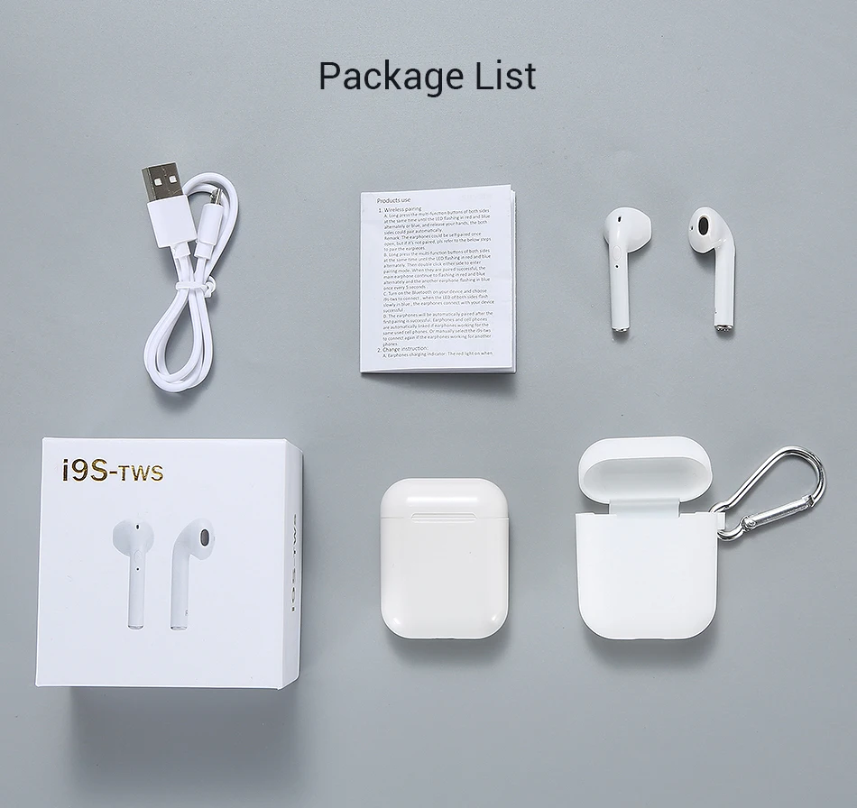 FLOVEME i9s TWS мини беспроводные Bluetooth наушники стерео гарнитура наушники для iPhone Andorid телефон с зарядной коробкой