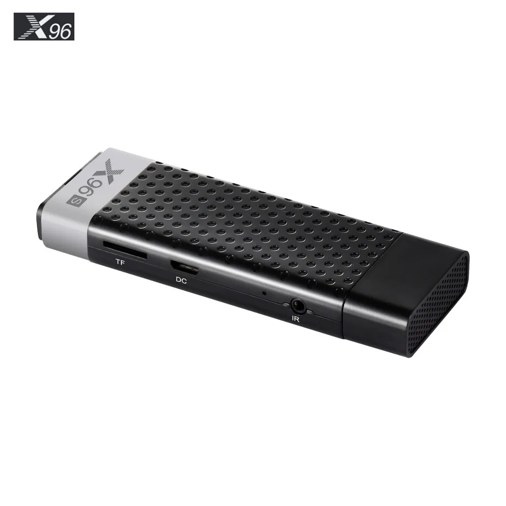 X96 10 шт./лот X96S android 8 1 tv stick amlogic s905Y2 H.265 2 4/5G WI-FI BT4.2 quad Core 64bit | Электроника