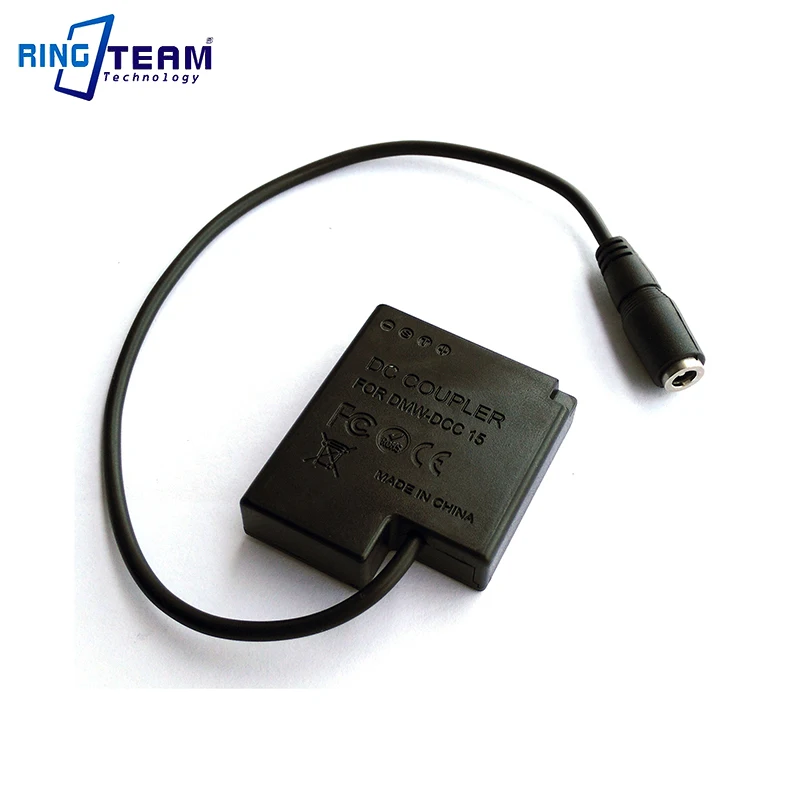10 шт./лот DMW BLH7 батарейный DCC15 DC муфта для камеры Panasonic Lumix DMC GM1 GM5 GF7 GF8|battery coupler|batteries