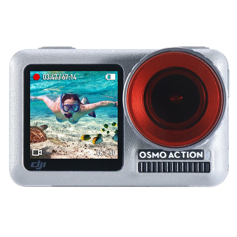 Фильтр ULANZI для дайвинга DJI Osmo Action фильтр 3 шт./упак. фиолетовый красный