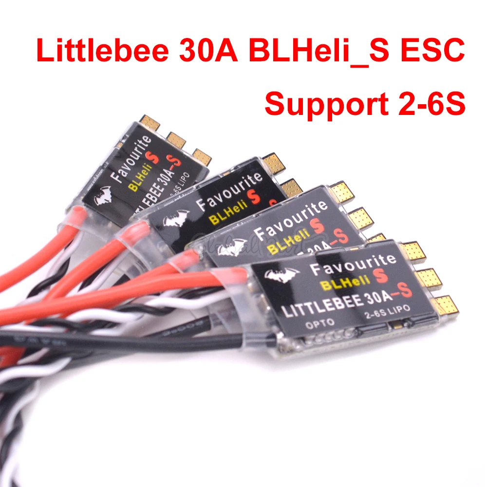 FVT LittleBee Little Bee blheli _ S 2 6S 30A ESC Регулятор скорости для фотоэлектрических приборов 214