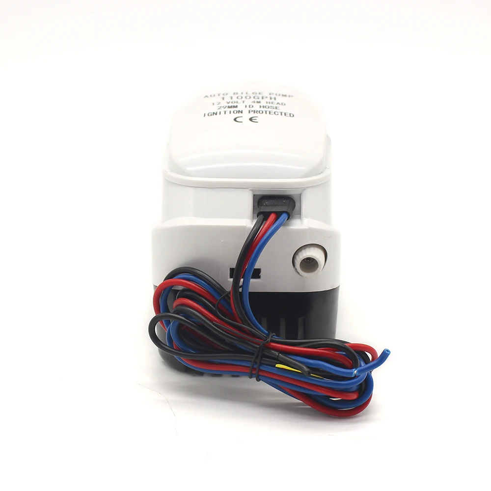 1100gph submersible Automatic electric boat bilge water pump with float switch 12V AUTO small 12 v volt 1100 gph high pressure|bilge pump|water