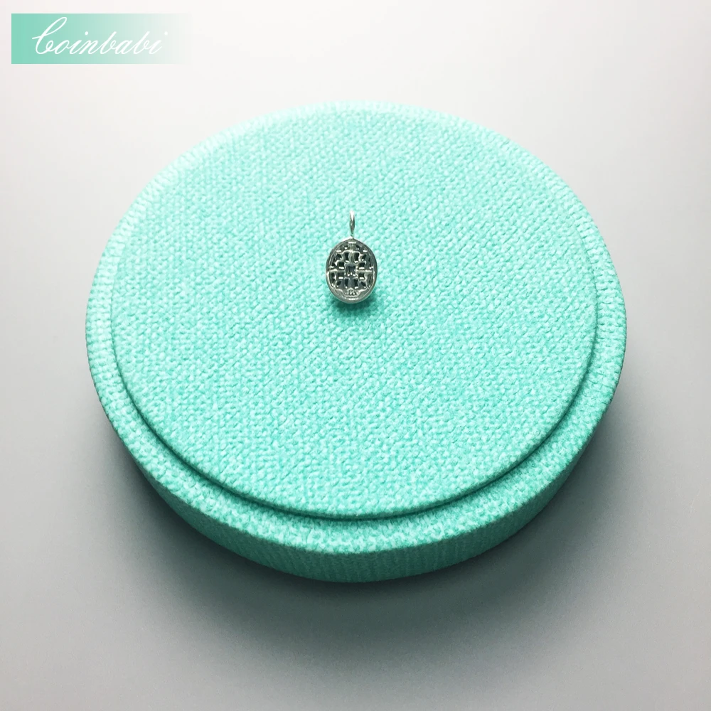 Цепочка с подвеской для мужчин и женщин овальное ювелирное изделие из серебра 925