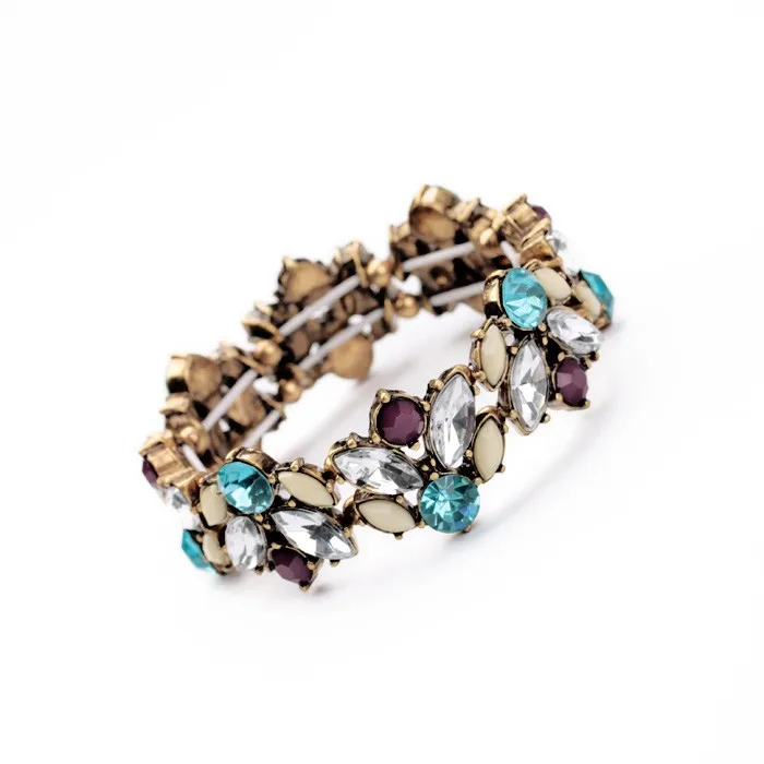 Joolim ясно красочные Друза браслет Для женщин браслет Дизайн Jewelry Никель и свинец