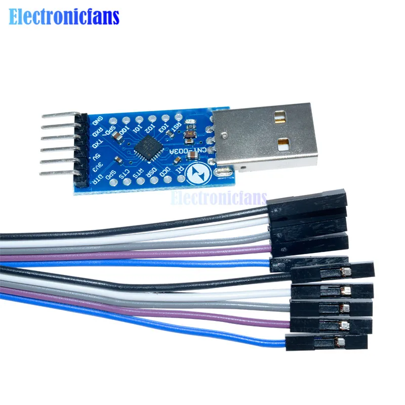 10 шт. последовательный преобразователь USB 2 0 в TTL UART 6PIN CP2104 STC PRGMR чем CP2102 с