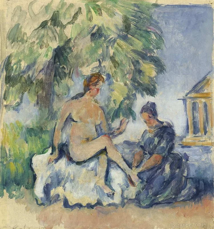 Paul Cezanne Картина на холсте с изображением фруктов и кувшина для гостиной высокое