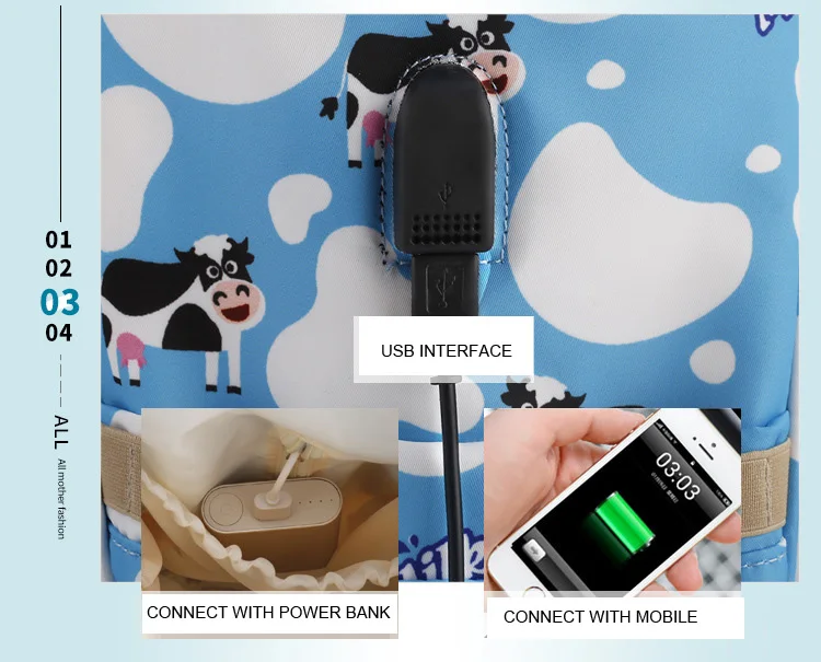 Pofunuo, обновленная Usb сумка для детских подгузников, водонепроницаемая сумка для подгузников, дорожный рюкзак для беременных, кормящих, большая емкость для ухода за ребенком