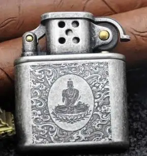 4 Масляная бензиновая зажигалка, керосин, многоразовая сигаретная зажигалка, звезда, Ретро стиль, Зорро, чехол для сигарет - Цвет: 4