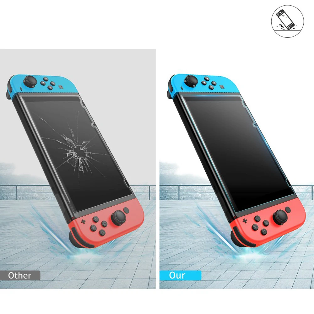 Закаленное стекло премиум-класса 2 шт. Защитная пленка для Nintendo Switch NS |