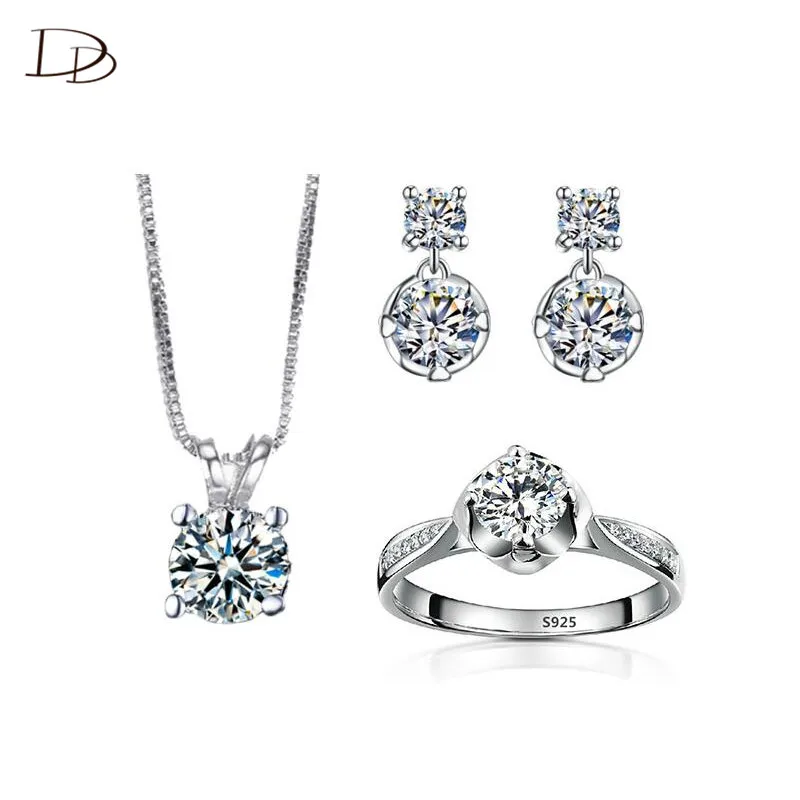 Ювелирные изделия для помолвки свадьбы AAA циркон и цвет белого золота подвеска