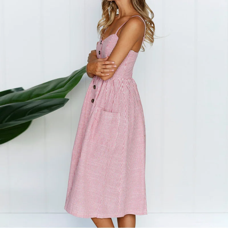 Женское пляжное платье boho сексуальное летнее хлопковое с открытой спиной и