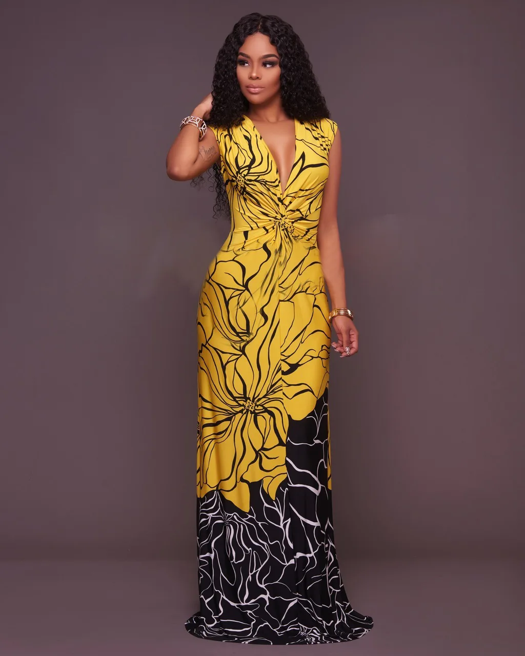 2018 элегантное модное Стильное Африканское женское длинное платье большого