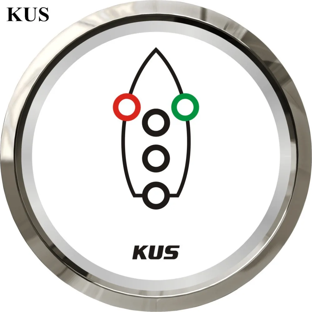 Лучшая цена! Светодиодный индикатор навигации KUS 52 мм/с контроллером с белой