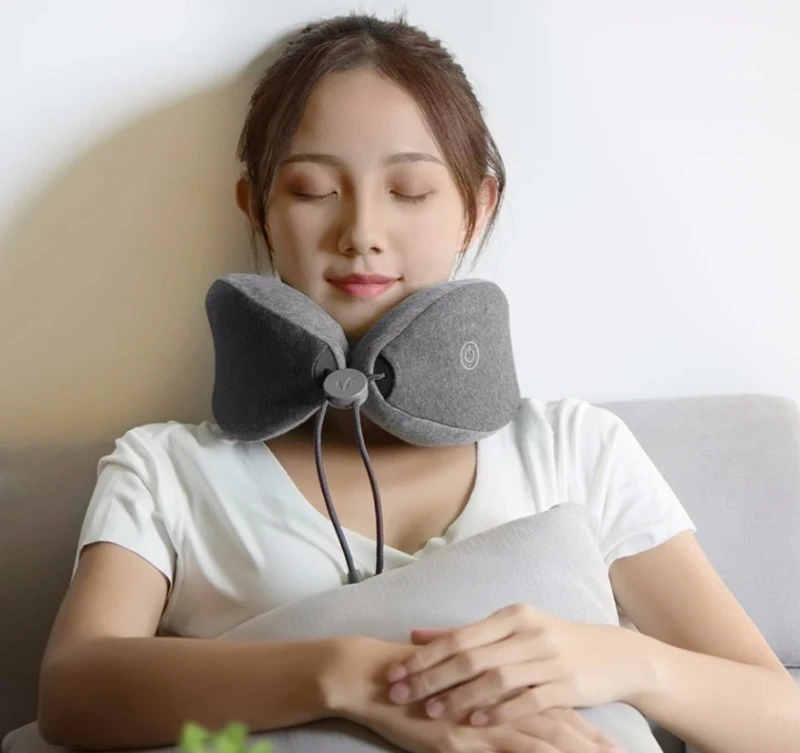 Xiaomi Mijia LF массажер для шеи подушка для шеи Расслабляющая мышечная терапия массажер форма автомобиль/дом инфракрасный 3D сон для умного дома