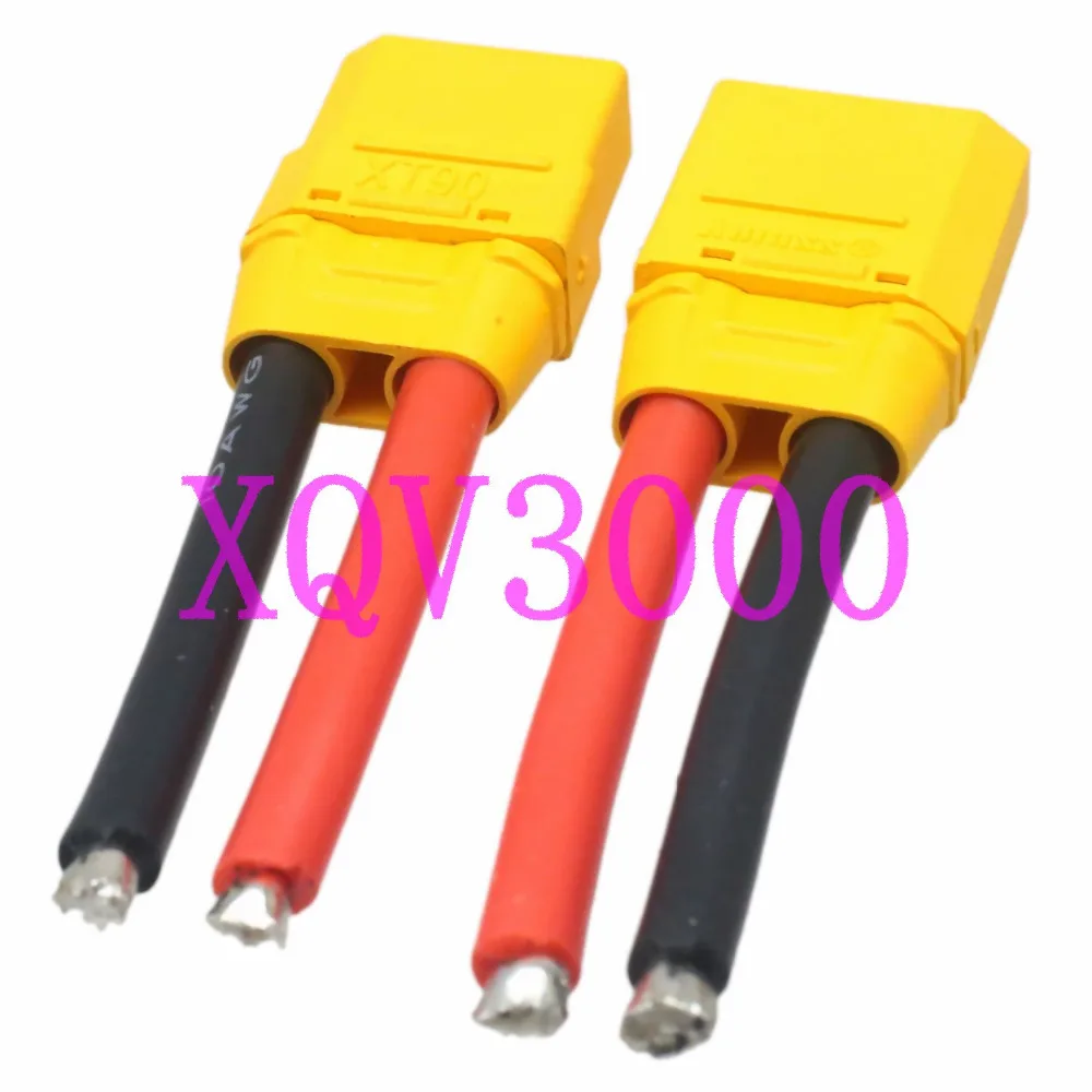 1 компл. XT90-S XT90S анти-вспышка M/F Луженый конец провода 10awg 2 &quotRC DIY DJI UAV |