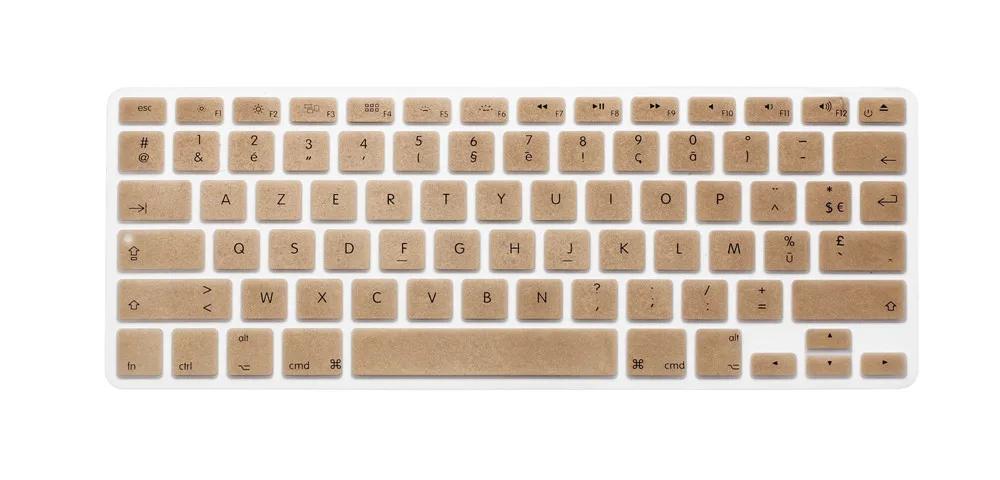 Чехол для клавиатуры AZERTY мягкий силиконовый чехол Mac Book Pro air 13 &quot15&quot 17 &quotMEAFO
