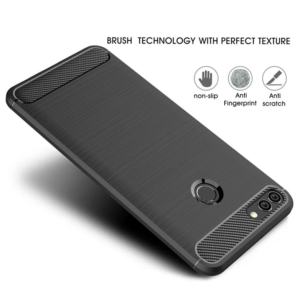 Чехол для Huawei Y3 Y5 Y6 Y7 Y9 Nova 2 2i 2s 3 3e 3i Lite Pro Plus 2017 2018 2019 чехол из углеродного волокна