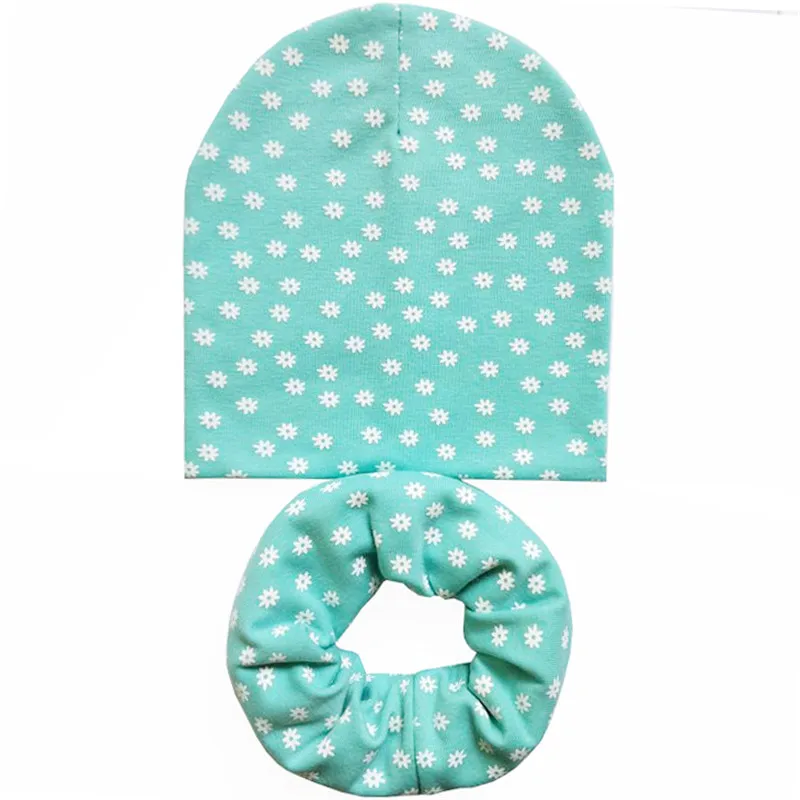 Новая осенне зимняя хлопковая шапка для малышей детская шарф мальчиков и девочек