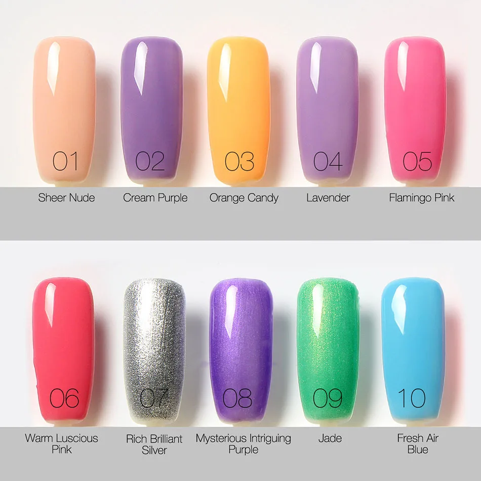 Nail гель 1 шт. польский уф оптово прочный помочь от ногтей из светодиодов анти 6 мл