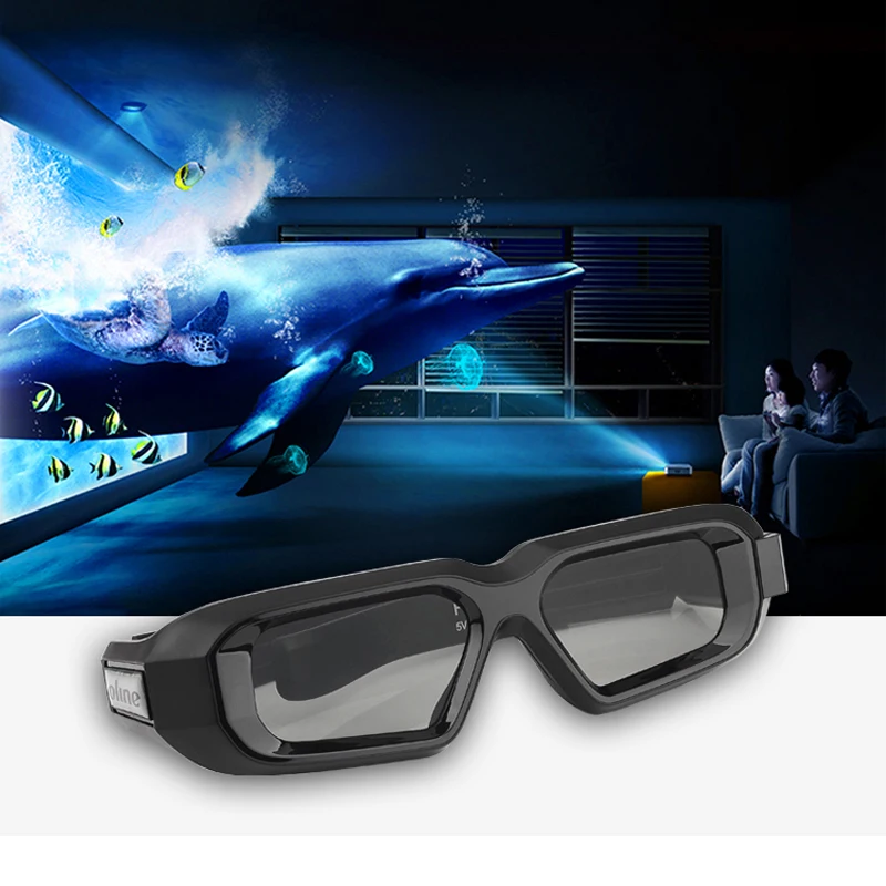 Профессиональные 3D очки с bluetooth 1 шт. 480 Гц для проектора EPSON 2013 ~ 2016 год RF проектор и