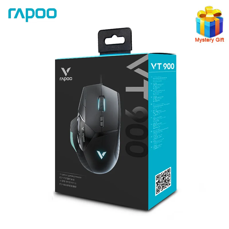 Мышь игровая Rapoo VT900 проводная 16000DPI 10 программируемых кнопок|Мыши| |