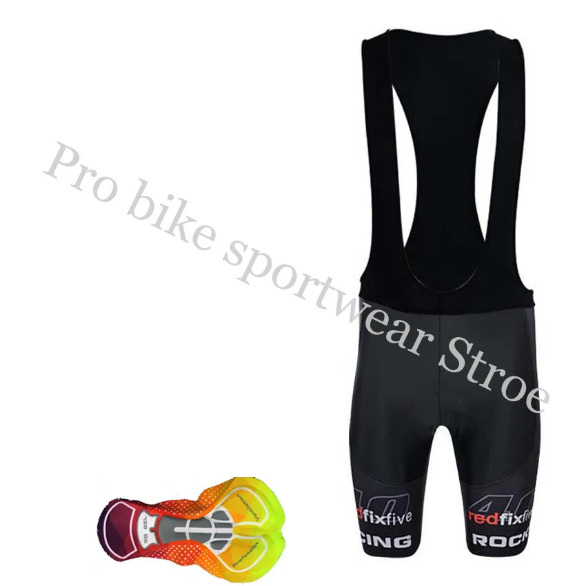 Bib shorts 5 Rock Racing Man быстросохнущая велосипедная футболка Летняя одежда для велоспорта с короткими рукавами комплект Ropa велосипедная майка MTB велосипедная одежда - Цвет: Bib shorts 5