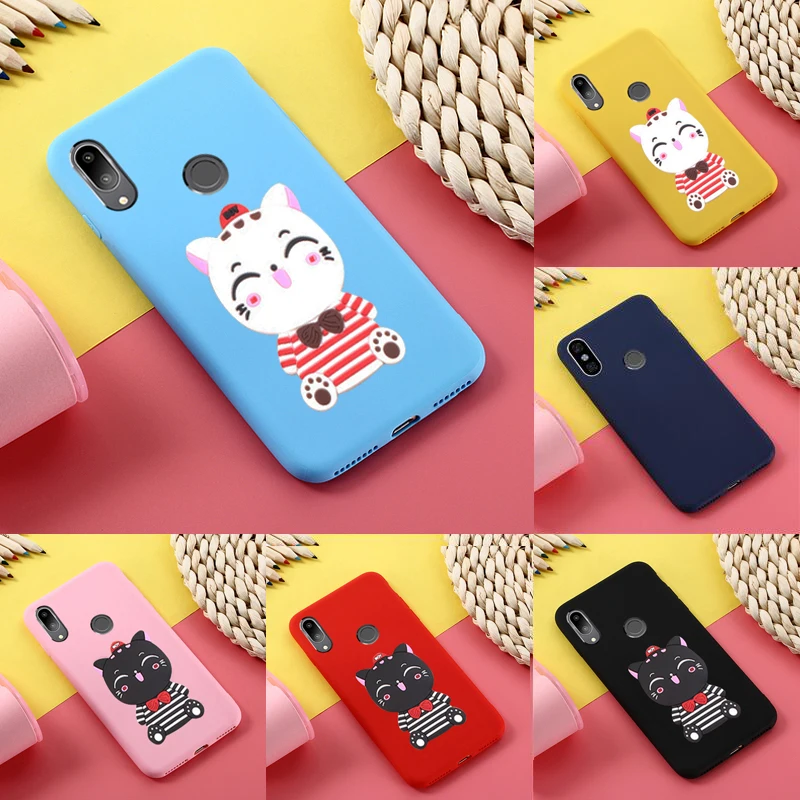 Candy Color Case For Xiaomi Mi 8 Lite Mi8 SE Mi9 play Note 3 redmi S2 Soft Silicon Lucky cat | Мобильные телефоны и