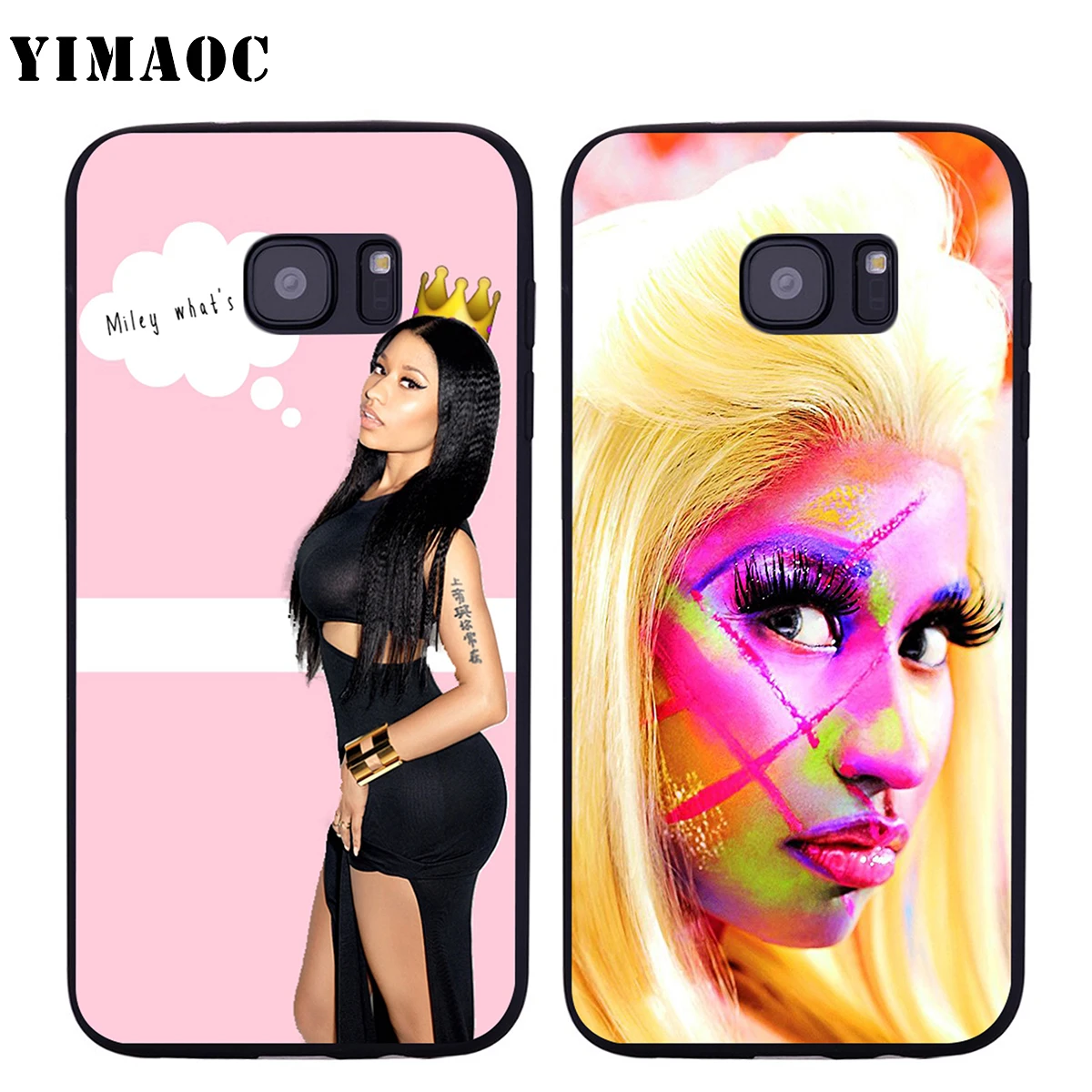 YIMAOC в стиле Nicki Minaj уход за кожей лица девушка чехол для Samsung Галактики A7 A8 A9 A10 A20 A30