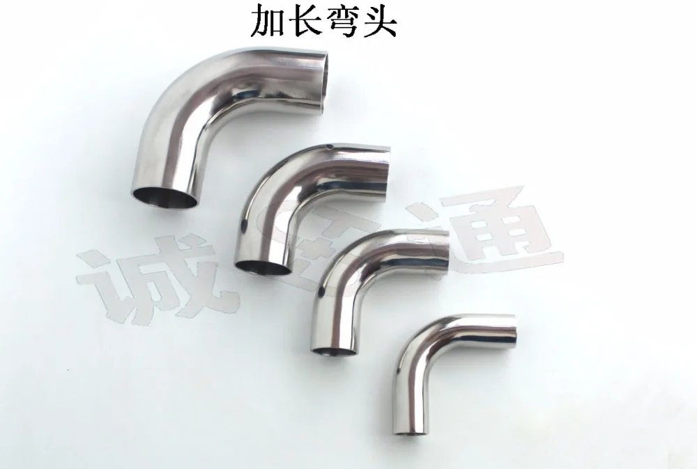 

Free shipping 304 Sanitary Stainless Tri Clamp 90 Degree Elbow