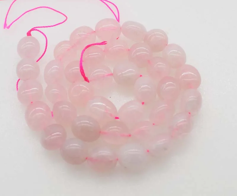 

loose beads pink crystal baroque 8-12mm 14" for DIY jewelry making FPPJ wholesale beads nature gem stone