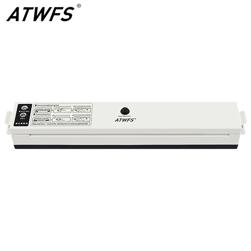Atwfs вакуумный упаковщик бытовой Best вакуумный упаковщик вакуумный упаковочная машина 220 В/110 В контейнера, включая 15 шт. Сумки вакуумный упаковщик вакумный упаковщик - Цвет: Black