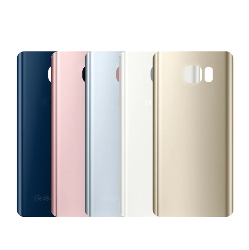 Новая задняя крышка батареи для Samsung Galaxy Note5 Note 5 N920 N920F Задняя стеклянная корпуса с