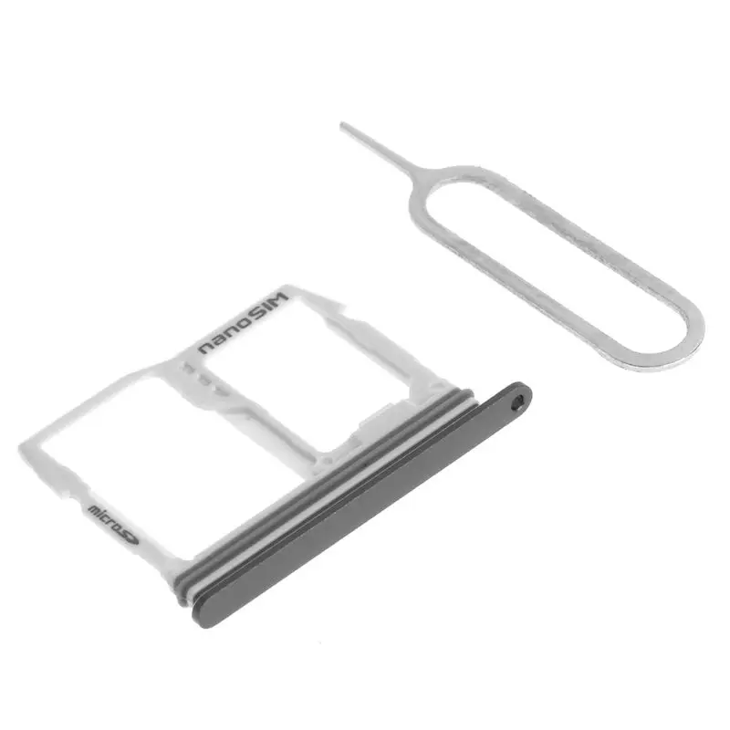 Держатель лотка для sim-карты+ Micro SD Держатель для sim-карты переходник для зарядного устройства G6 US997 VS988 - Цвет: Черный