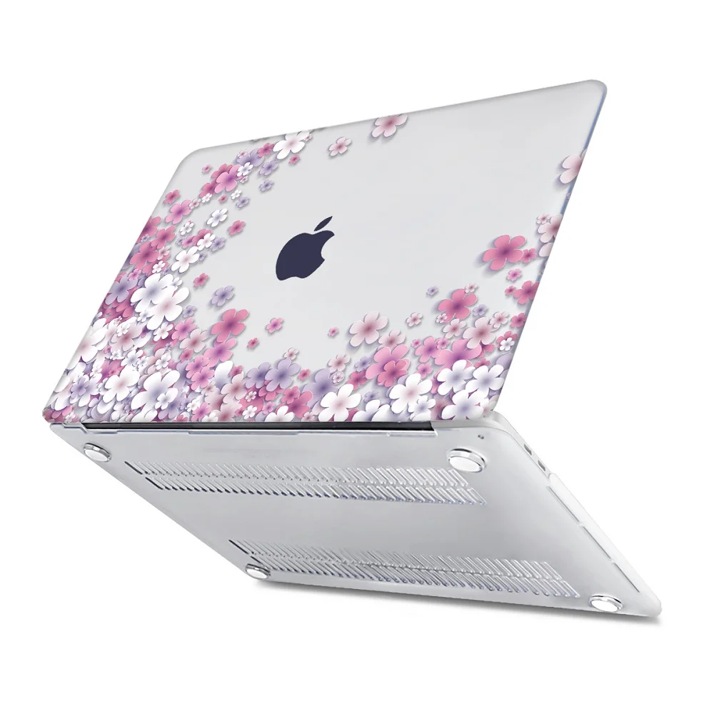 Чехол в цветочном стиле для Macbook Air 11 12 Pro Retina13 15, чехол для ноутбука Mac book 13,3 1" 16 A2141 Touch bar Air 13 A1932