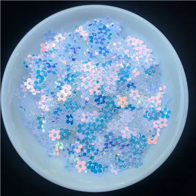 5mm Flower 500 г/упак. золотой кристалл луна персик сердце сегмент ручной работы DIY Кристалл грязи звезда наполнитель декоративные украшения для ногтей конфетти ногтей - Цвет: 5mm Flower